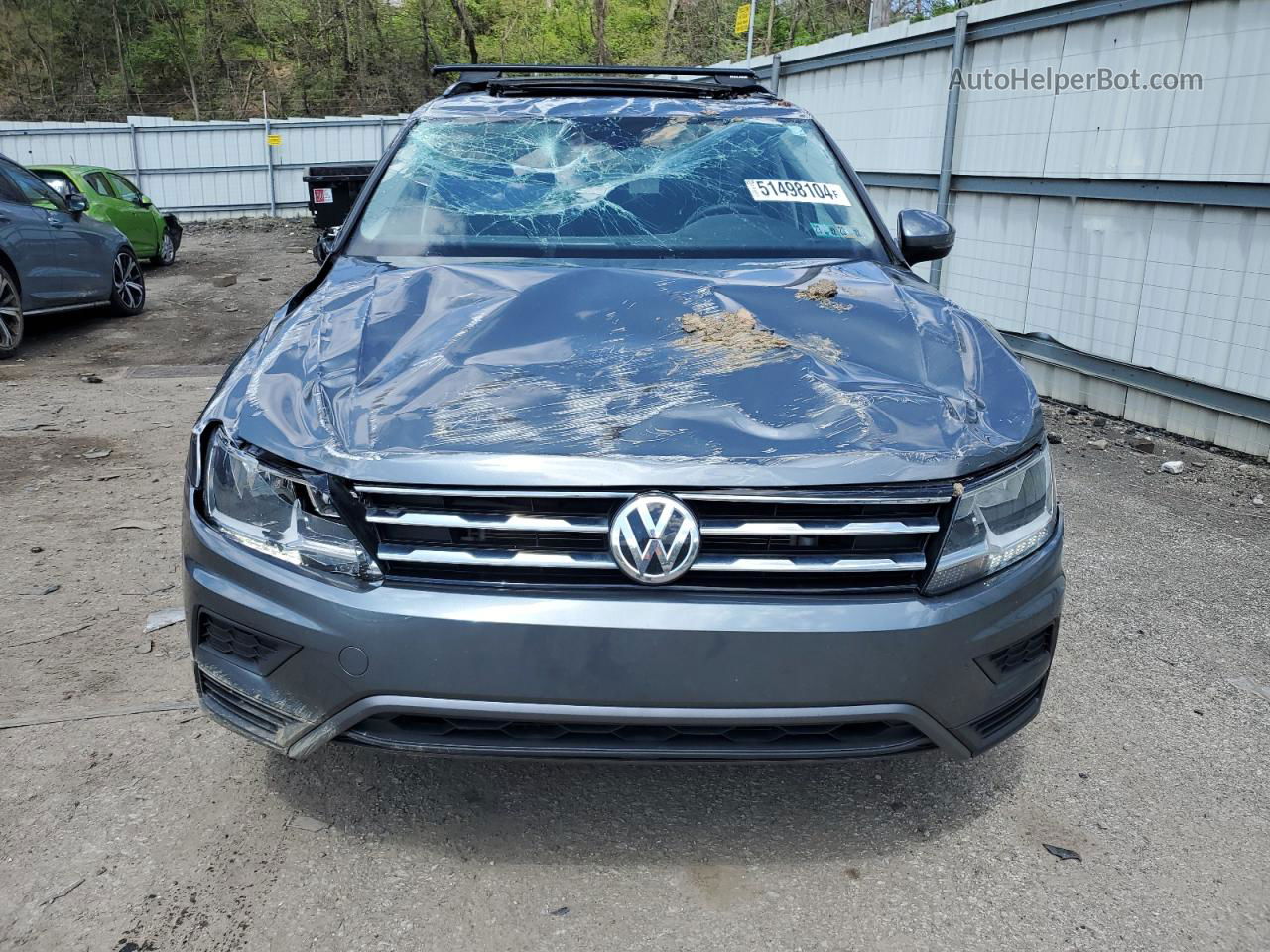 2021 Volkswagen Tiguan Se Gray vin: 3VV2B7AX9MM131181