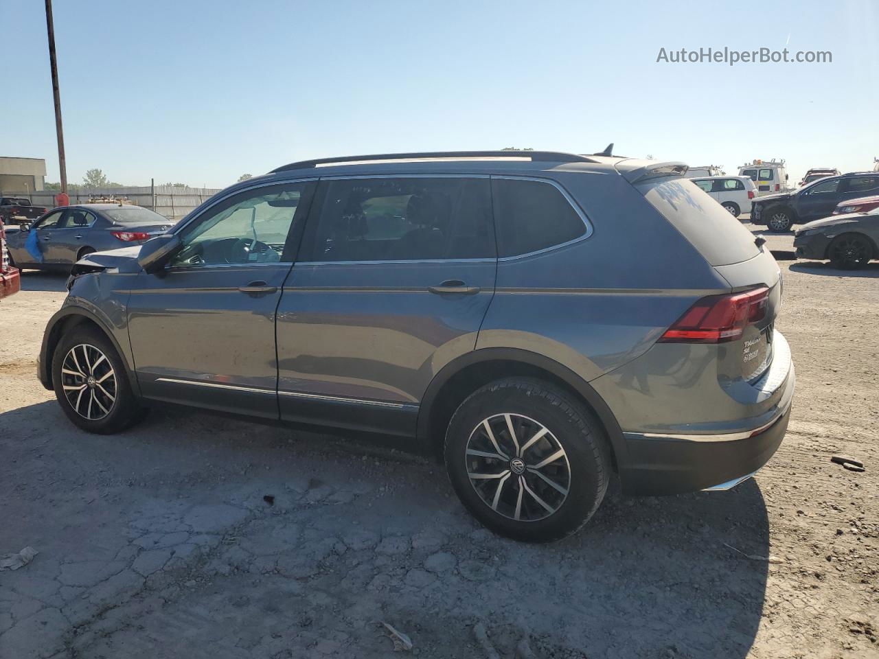 2021 Volkswagen Tiguan Se Серый vin: 3VV2B7AX9MM135473