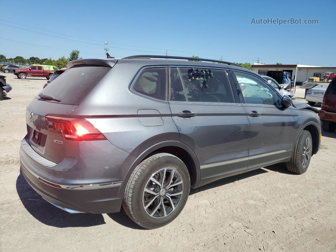 2021 Volkswagen Tiguan Se Серый vin: 3VV2B7AX9MM135473