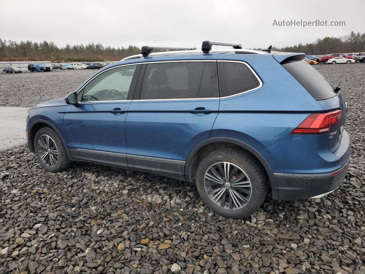 2018 Volkswagen Tiguan Se Blue vin: 3VV2B7AXXJM029318