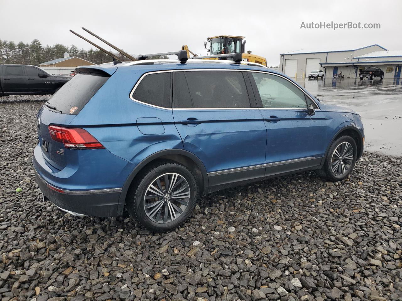 2018 Volkswagen Tiguan Se Blue vin: 3VV2B7AXXJM029318