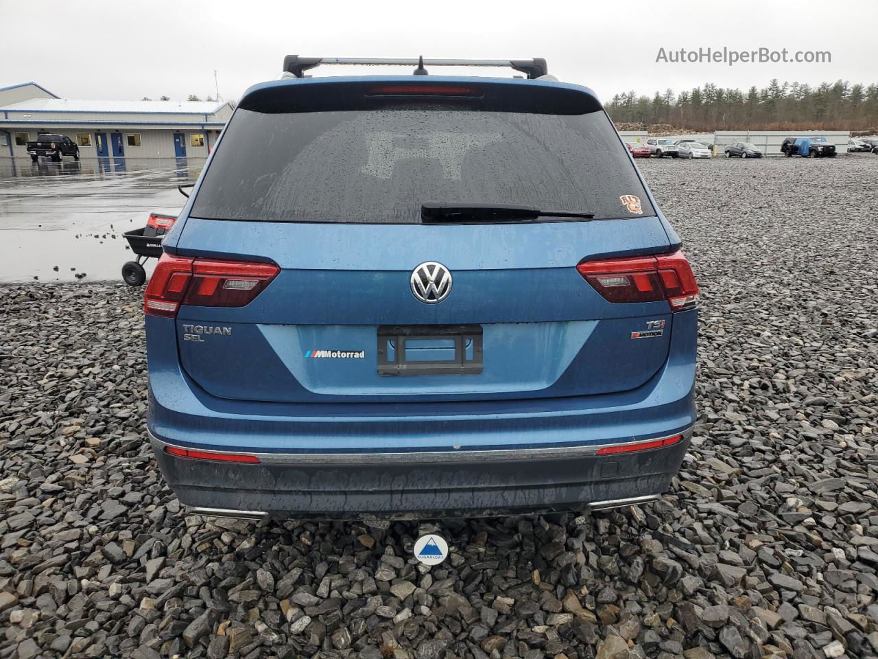 2018 Volkswagen Tiguan Se Blue vin: 3VV2B7AXXJM029318