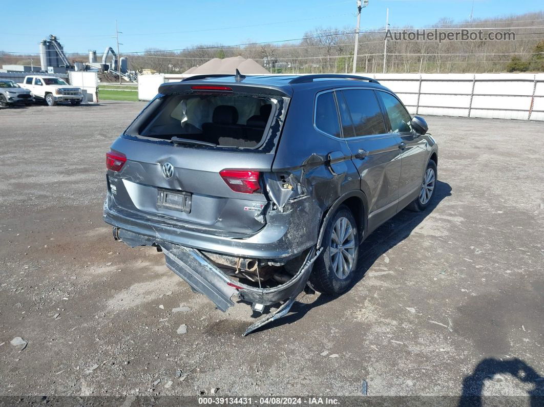 2018 Volkswagen Tiguan 2.0t Se/2.0t Sel Gray vin: 3VV2B7AXXJM042019