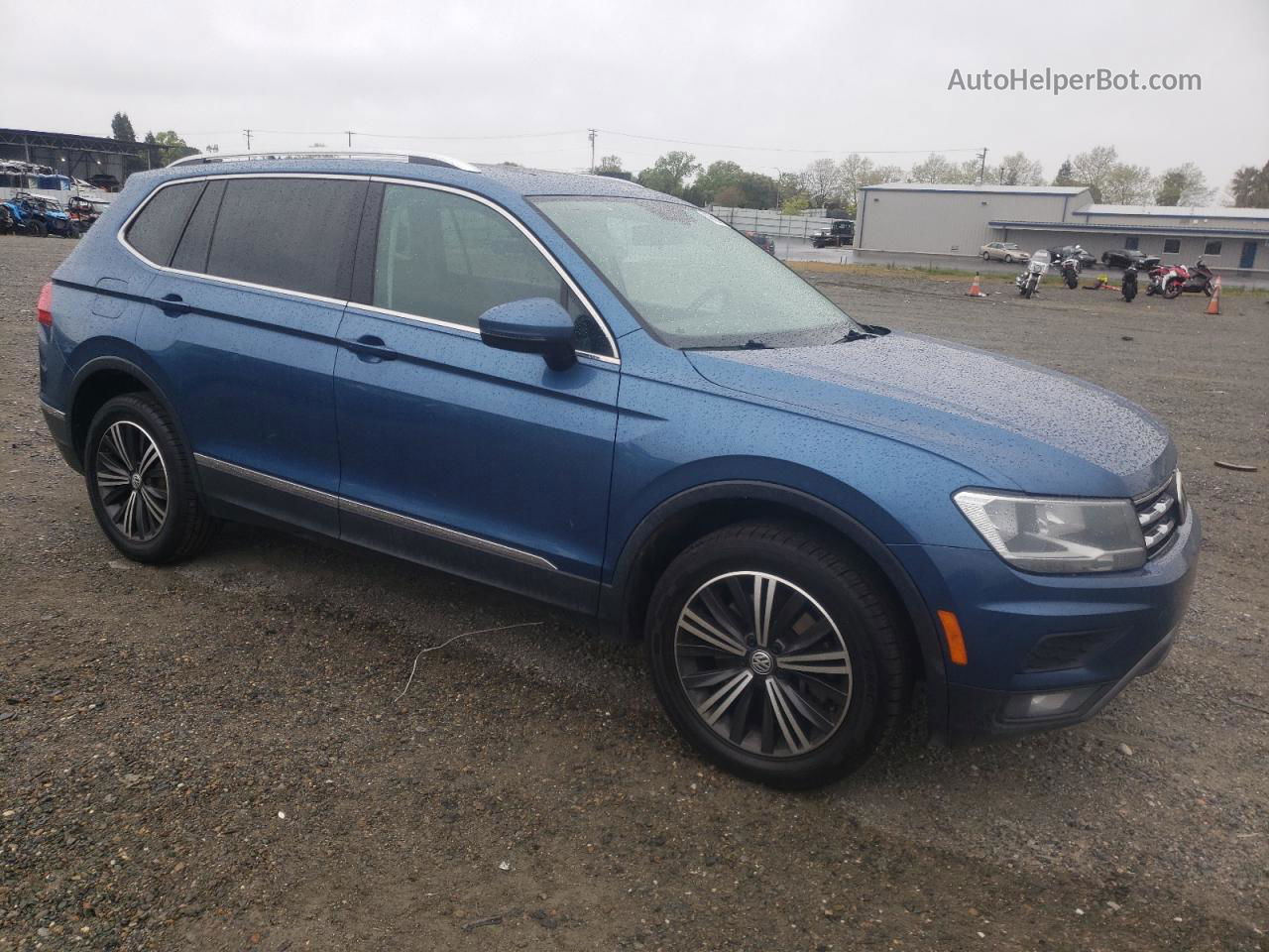 2018 Volkswagen Tiguan Se Blue vin: 3VV2B7AXXJM066501