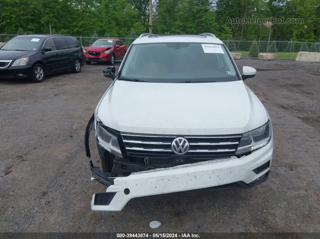 2018 Volkswagen Tiguan 2.0t Se/2.0t Sel White vin: 3VV2B7AXXJM145585