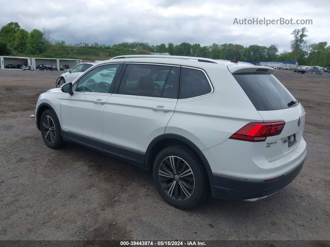 2018 Volkswagen Tiguan 2.0t Se/2.0t Sel White vin: 3VV2B7AXXJM145585