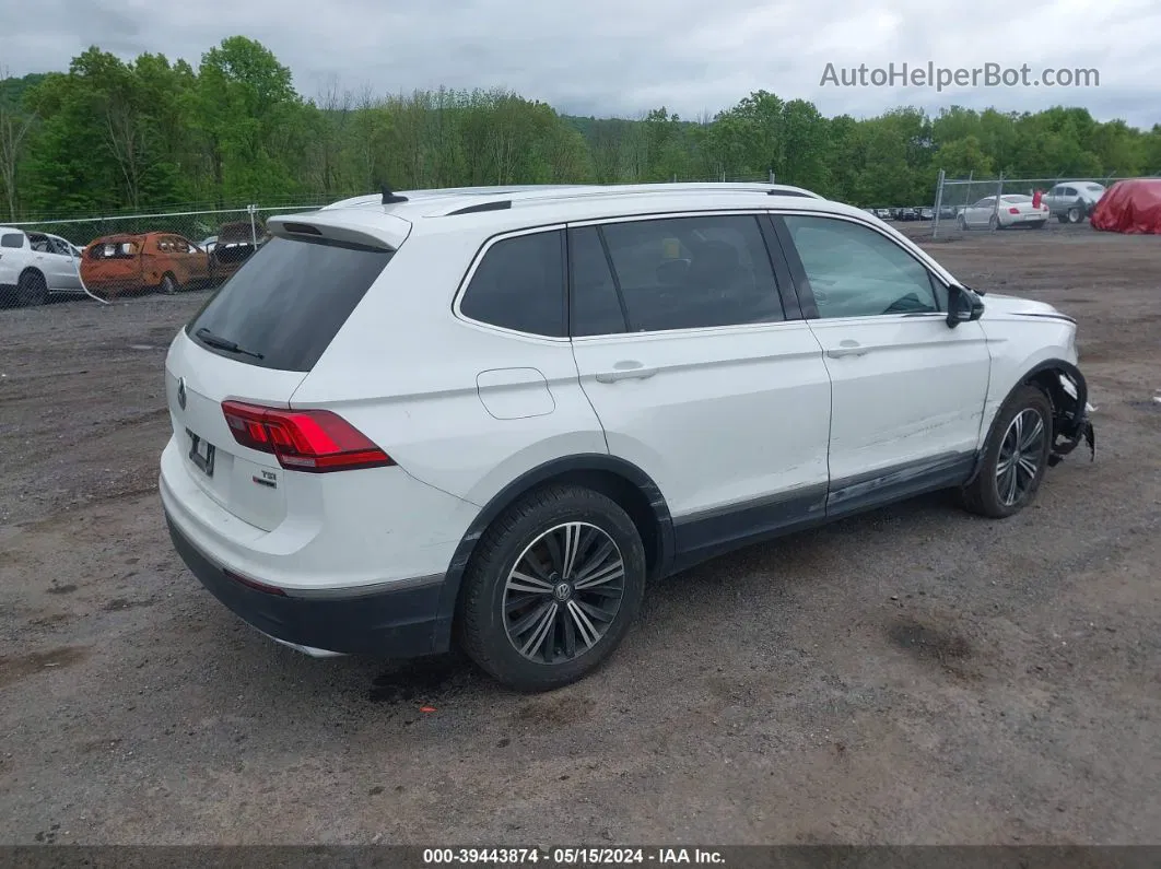 2018 Volkswagen Tiguan 2.0t Se/2.0t Sel White vin: 3VV2B7AXXJM145585