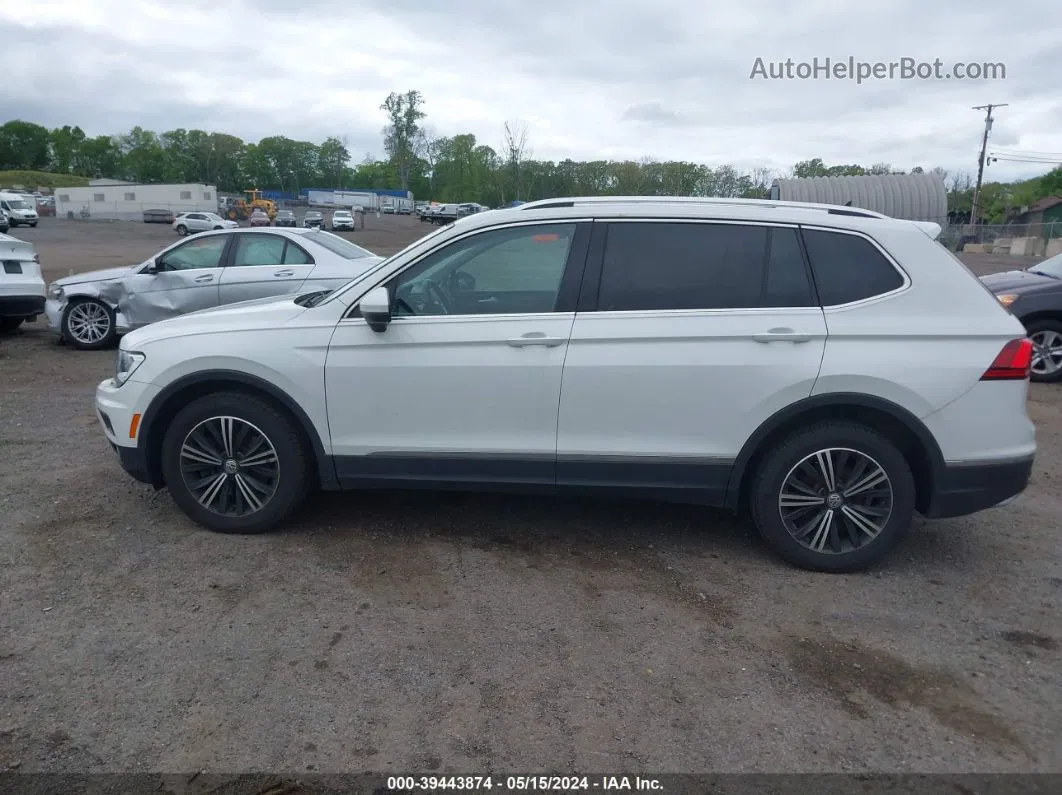 2018 Volkswagen Tiguan 2.0t Se/2.0t Sel White vin: 3VV2B7AXXJM145585