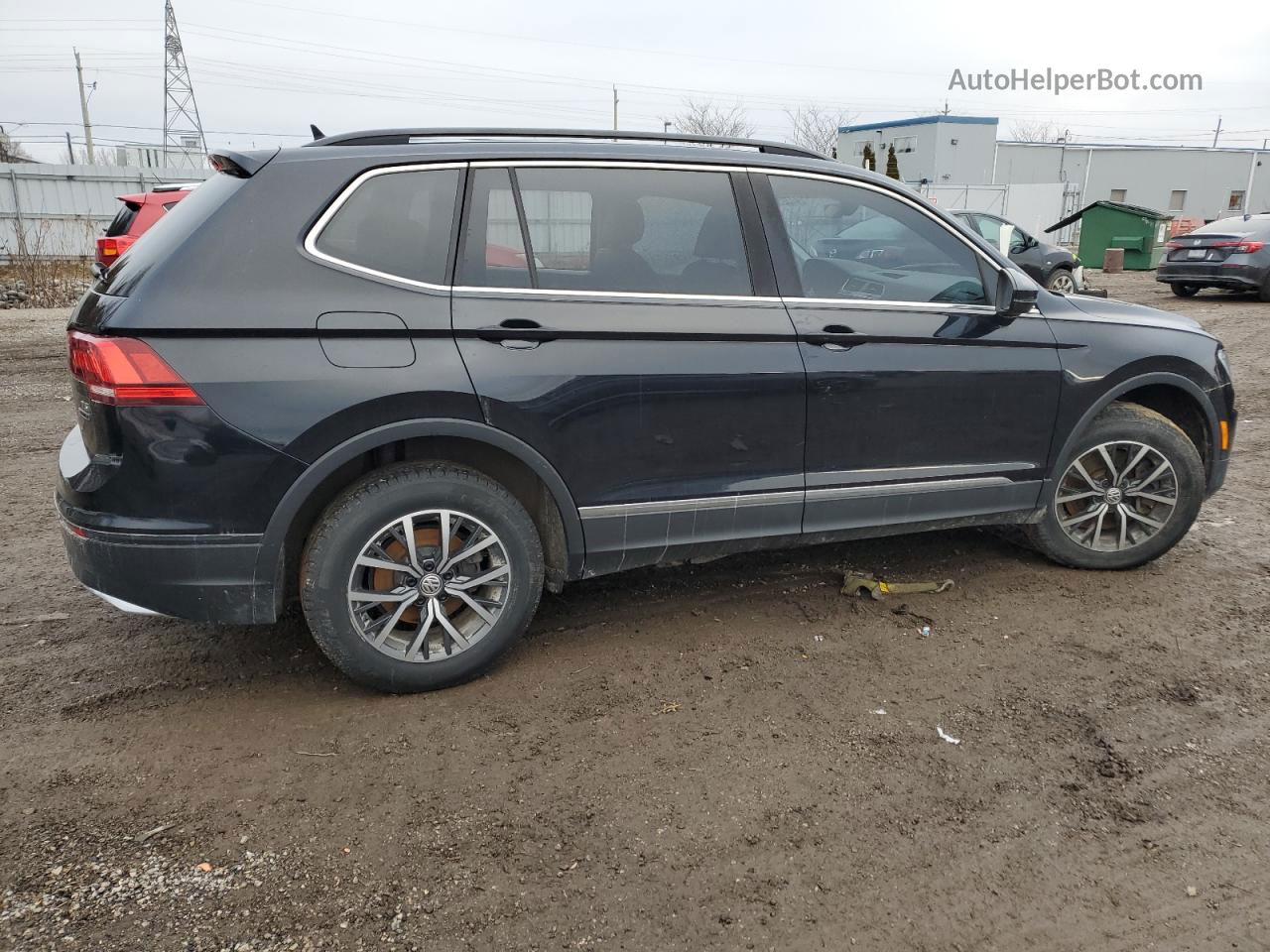 2018 Volkswagen Tiguan Se Black vin: 3VV2B7AXXJM170115