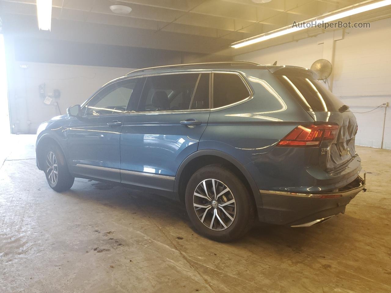 2018 Volkswagen Tiguan Se Blue vin: 3VV2B7AXXJM209883