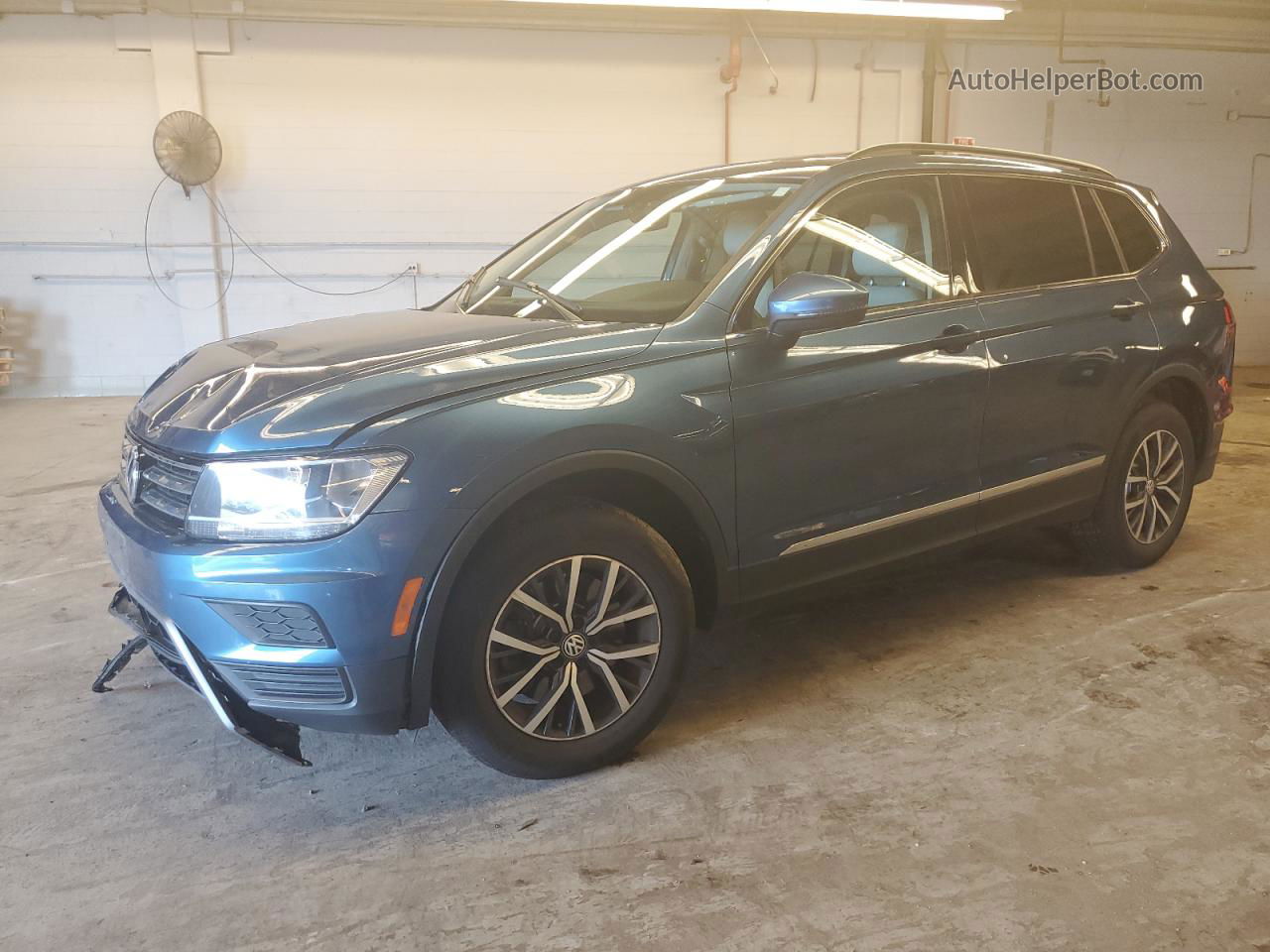 2018 Volkswagen Tiguan Se Blue vin: 3VV2B7AXXJM209883