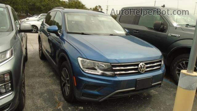 2018 Volkswagen Tiguan Sel/se Blue vin: 3VV2B7AXXJM215828