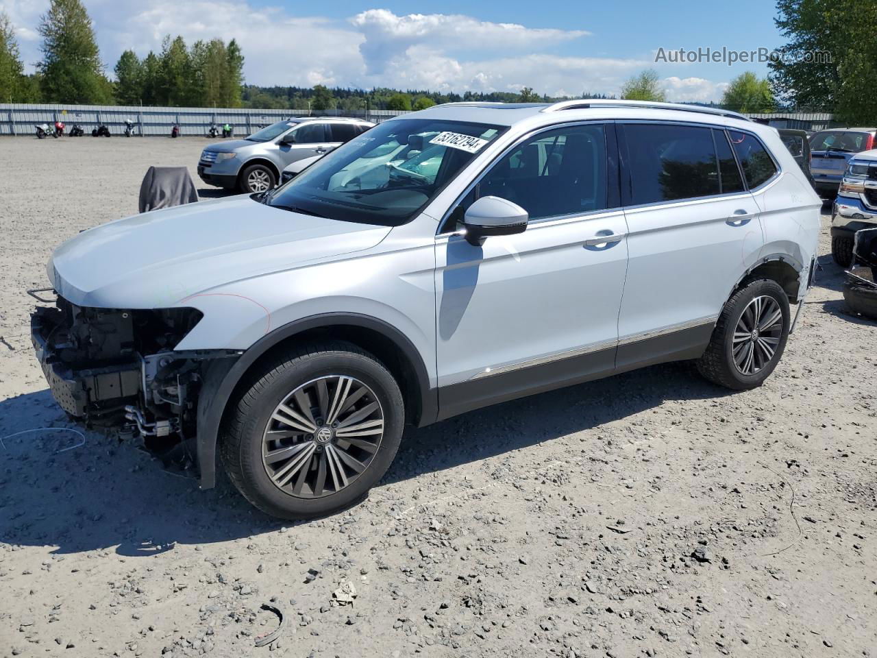 2019 Volkswagen Tiguan Se Silver vin: 3VV2B7AXXKM020930