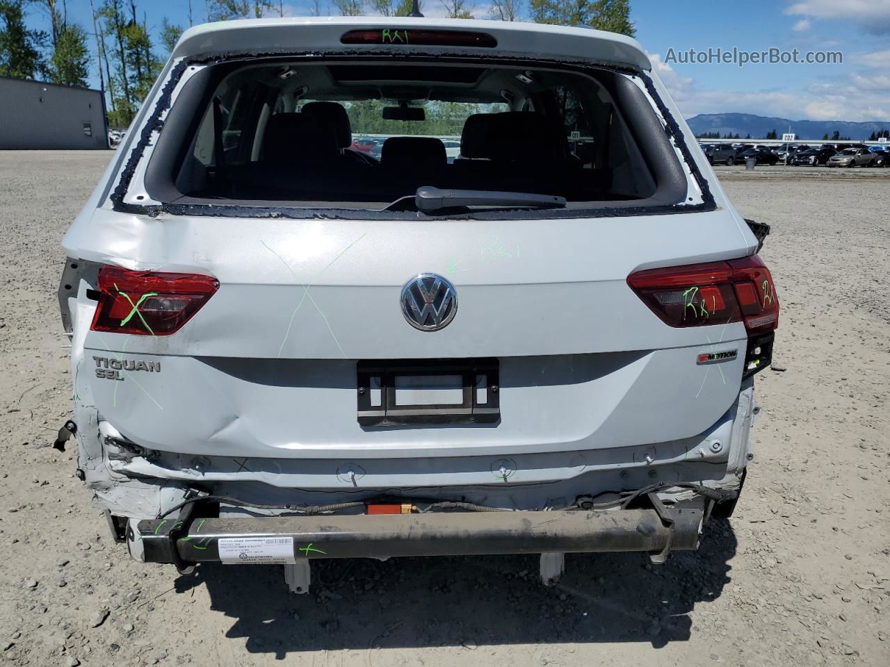 2019 Volkswagen Tiguan Se Silver vin: 3VV2B7AXXKM020930