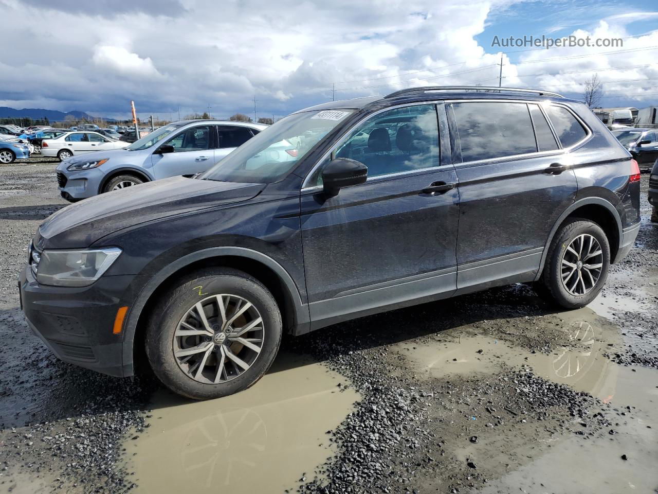 2019 Volkswagen Tiguan Se Black vin: 3VV2B7AXXKM024735