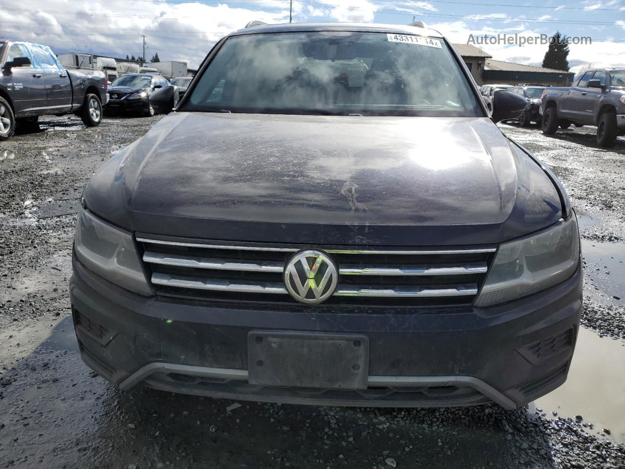 2019 Volkswagen Tiguan Se Black vin: 3VV2B7AXXKM024735