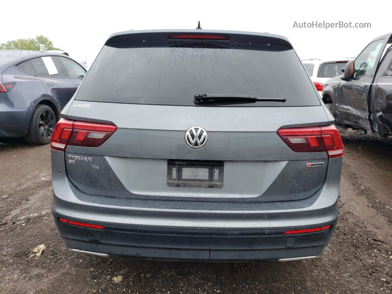 2019 Volkswagen Tiguan Se Серый vin: 3VV2B7AXXKM066967