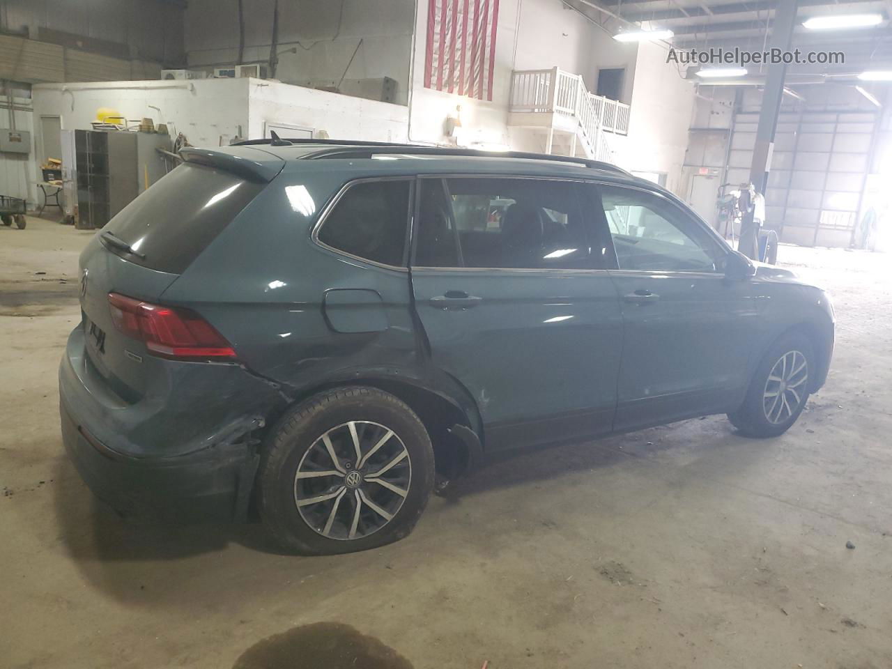 2019 Volkswagen Tiguan Se Gray vin: 3VV2B7AXXKM080142