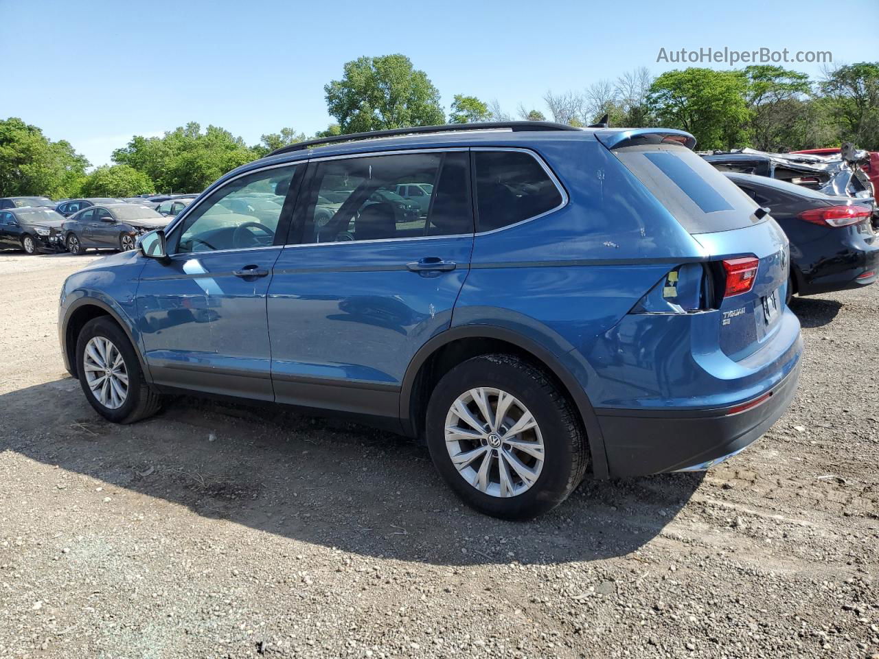 2019 Volkswagen Tiguan Se Blue vin: 3VV2B7AXXKM091948