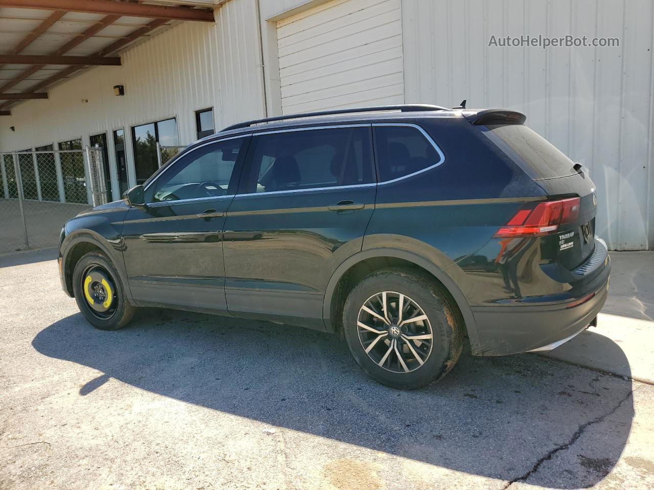 2019 Volkswagen Tiguan Se Черный vin: 3VV2B7AXXKM185943