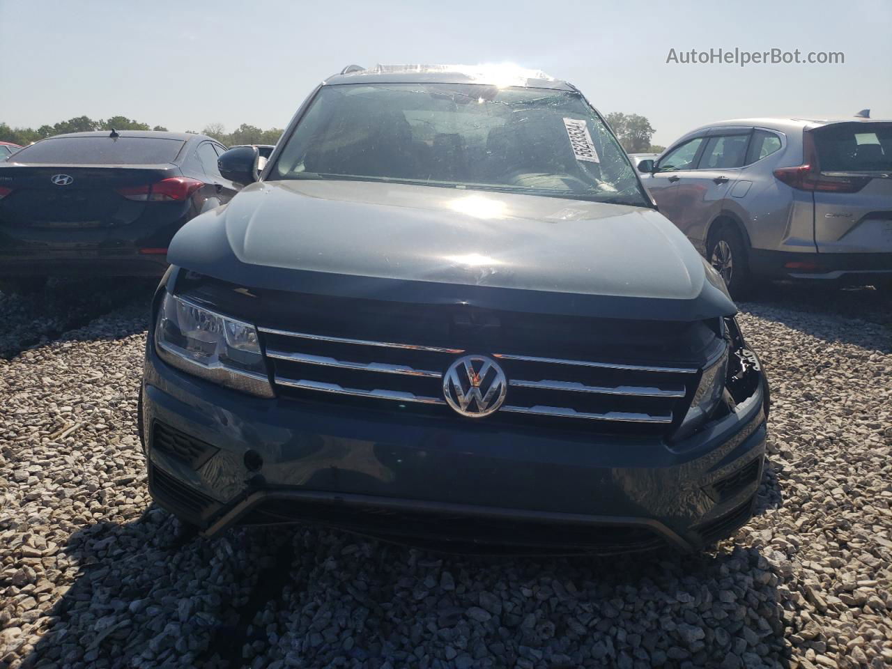 2021 Volkswagen Tiguan Se Blue vin: 3VV2B7AXXMM019991