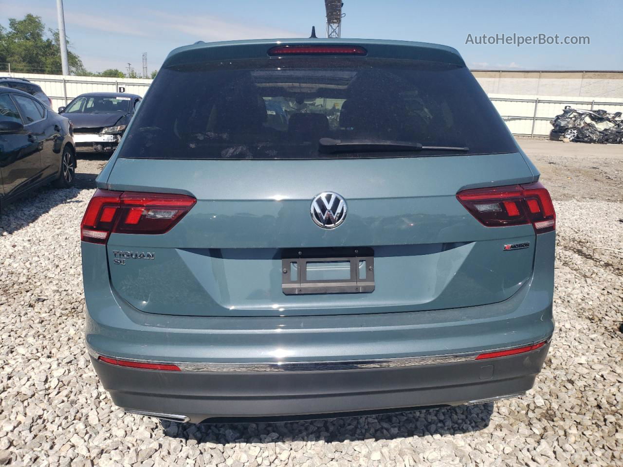 2021 Volkswagen Tiguan Se Blue vin: 3VV2B7AXXMM019991