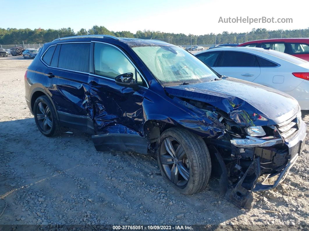 2021 Volkswagen Tiguan 2.0t Se R-line Black/2.0t Sel/2.0t Se Blue vin: 3VV2B7AXXMM036385