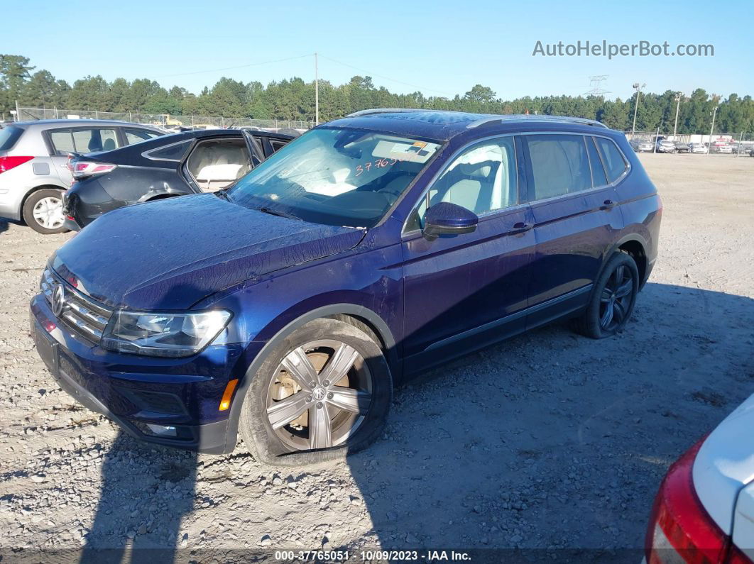 2021 Volkswagen Tiguan 2.0t Se R-line Black/2.0t Sel/2.0t Se Blue vin: 3VV2B7AXXMM036385