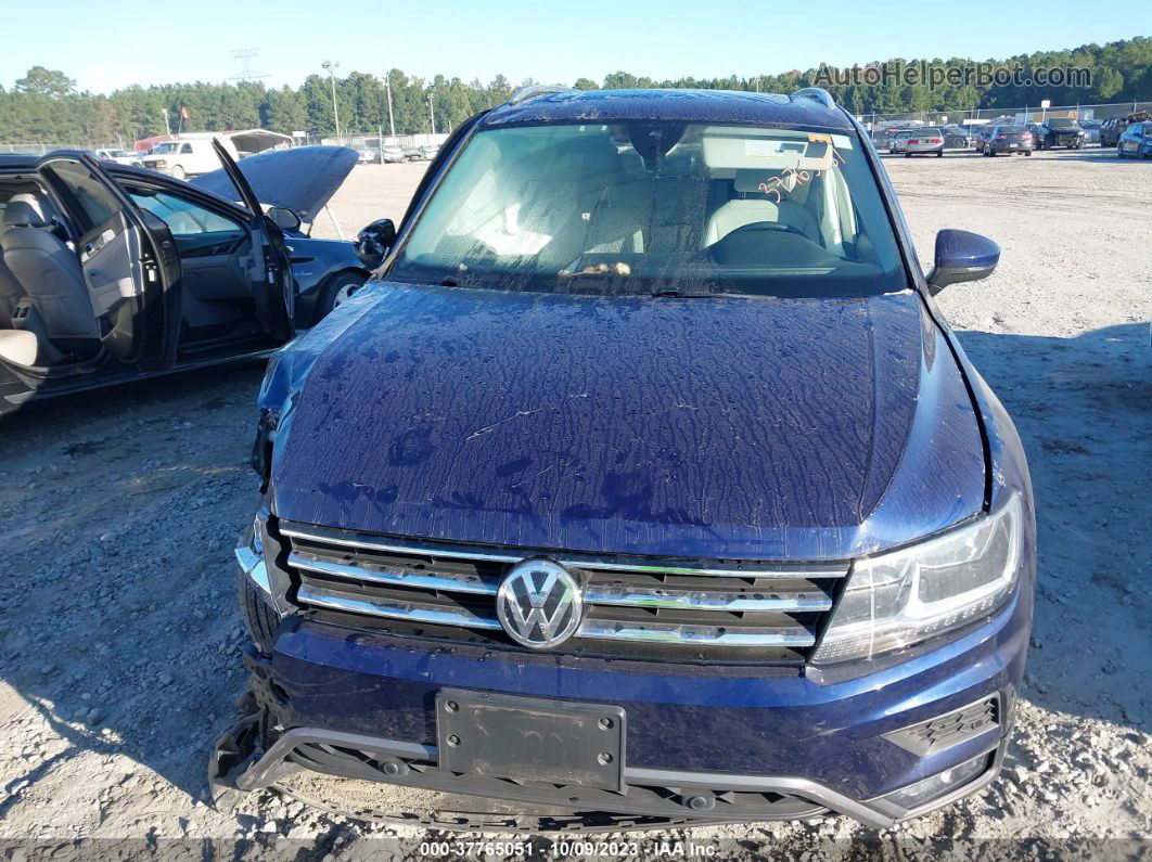 2021 Volkswagen Tiguan 2.0t Se R-line Black/2.0t Sel/2.0t Se Blue vin: 3VV2B7AXXMM036385