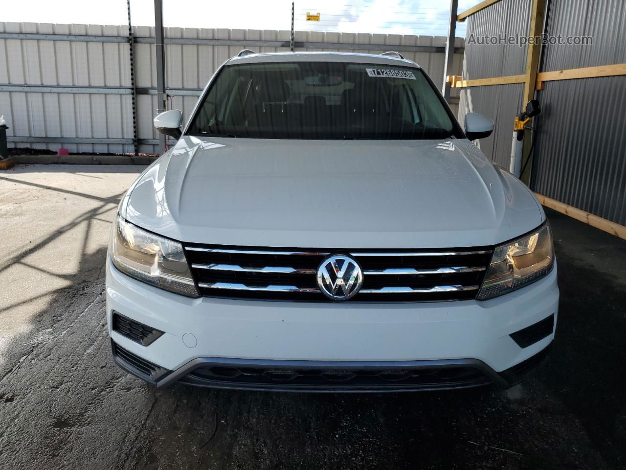 2021 Volkswagen Tiguan Se Белый vin: 3VV2B7AXXMM069595