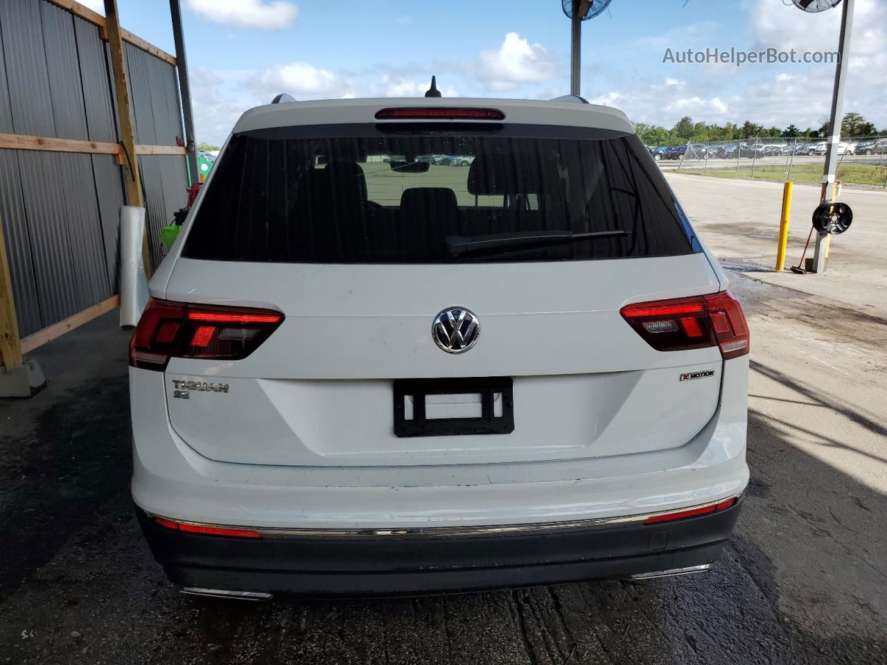 2021 Volkswagen Tiguan Se White vin: 3VV2B7AXXMM069595