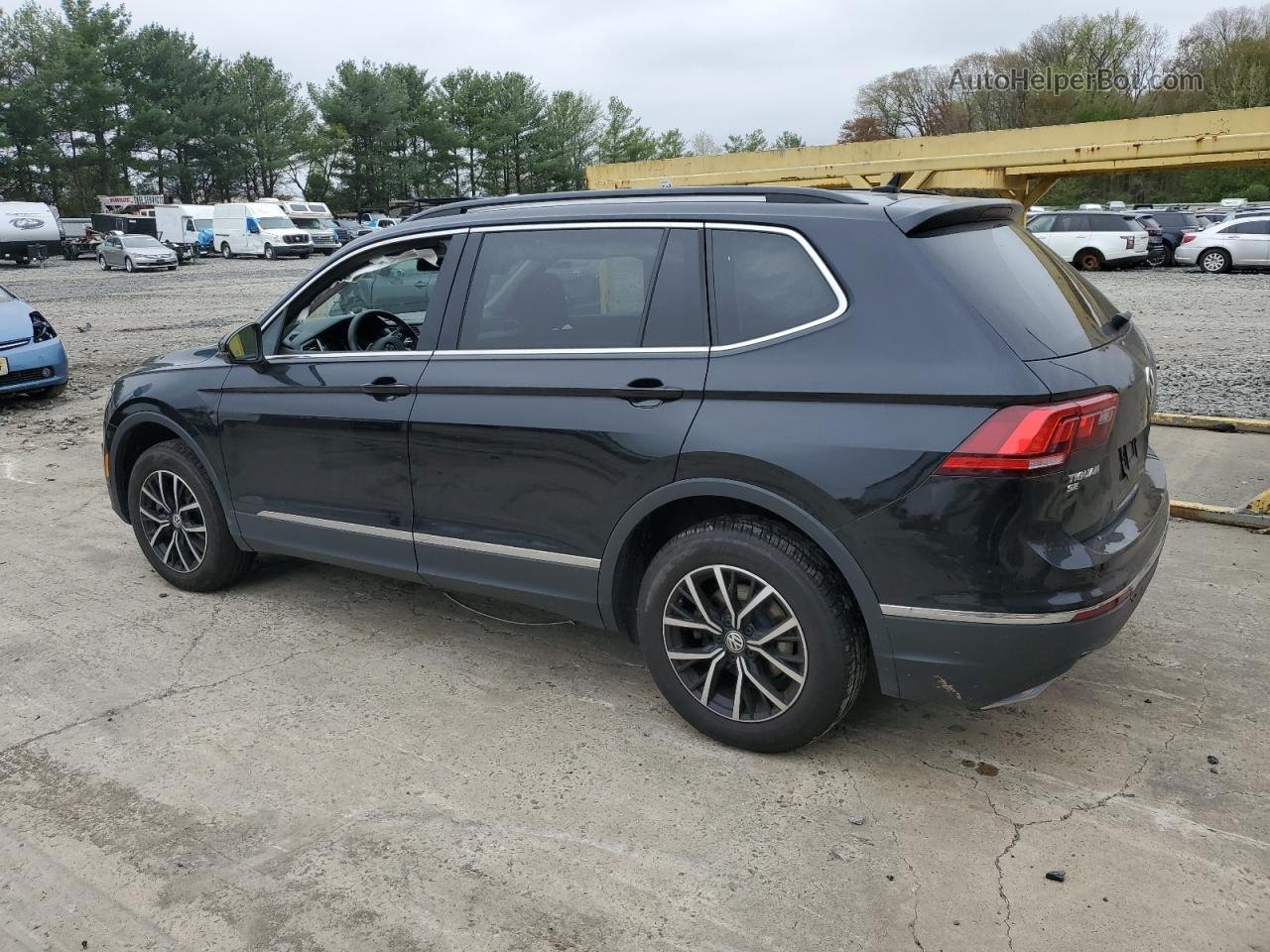 2021 Volkswagen Tiguan Se Черный vin: 3VV2B7AXXMM071685