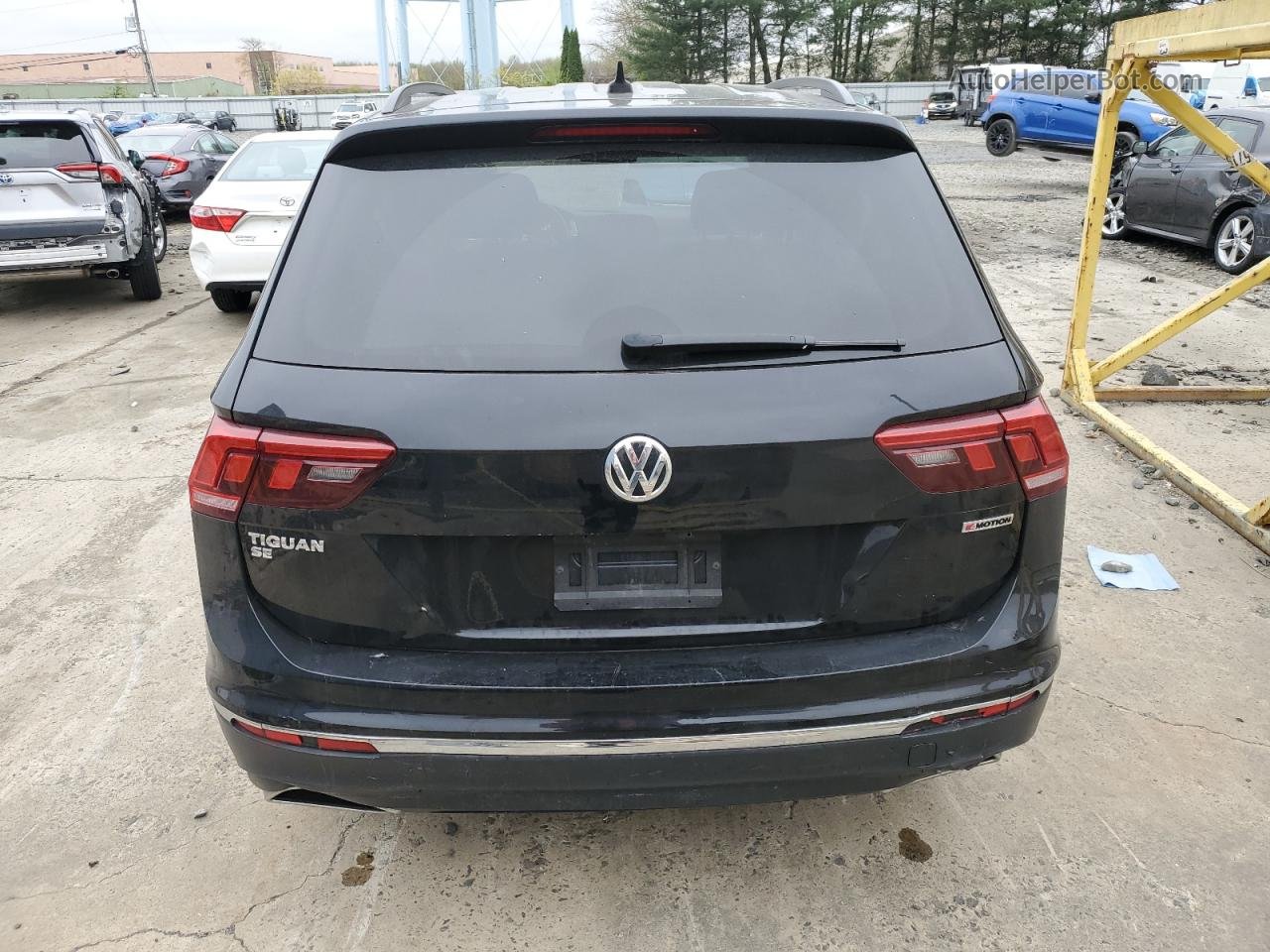 2021 Volkswagen Tiguan Se Черный vin: 3VV2B7AXXMM071685