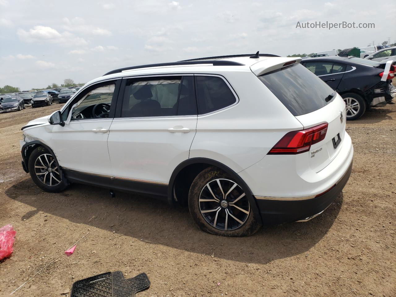 2021 Volkswagen Tiguan Se White vin: 3VV2B7AXXMM087076