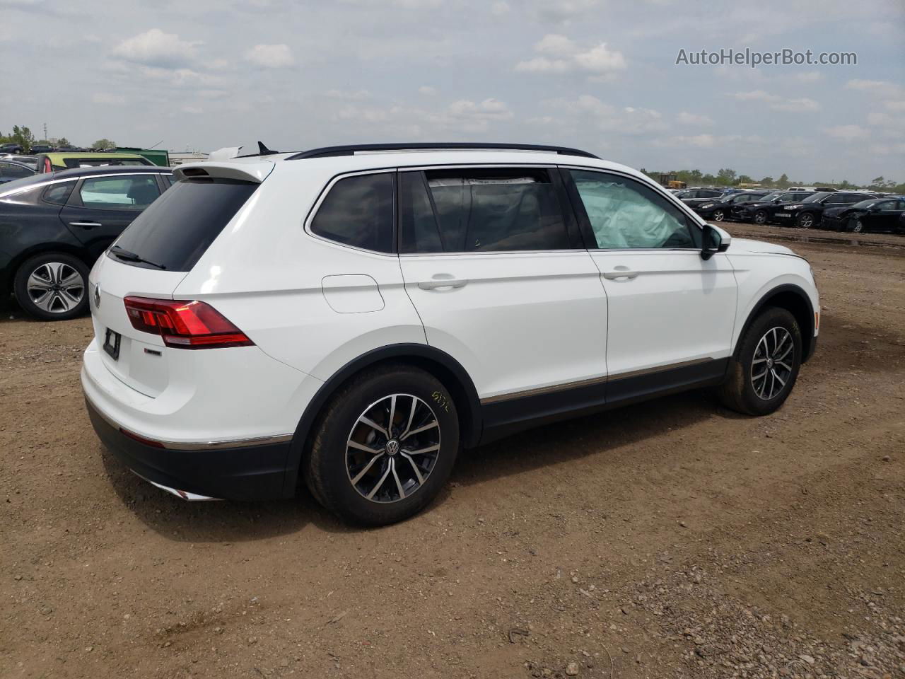 2021 Volkswagen Tiguan Se White vin: 3VV2B7AXXMM087076