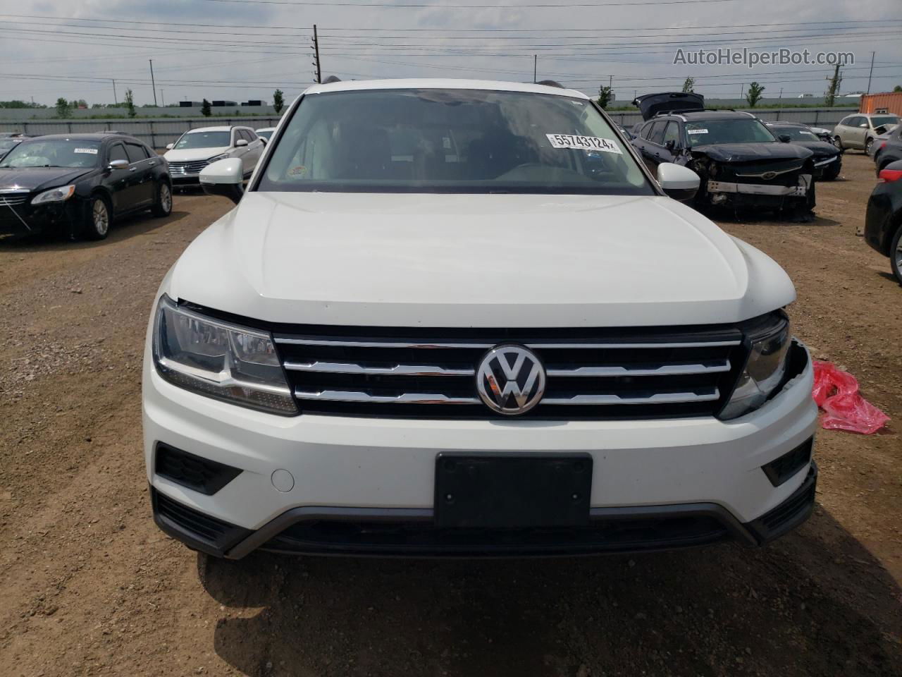 2021 Volkswagen Tiguan Se Белый vin: 3VV2B7AXXMM087076