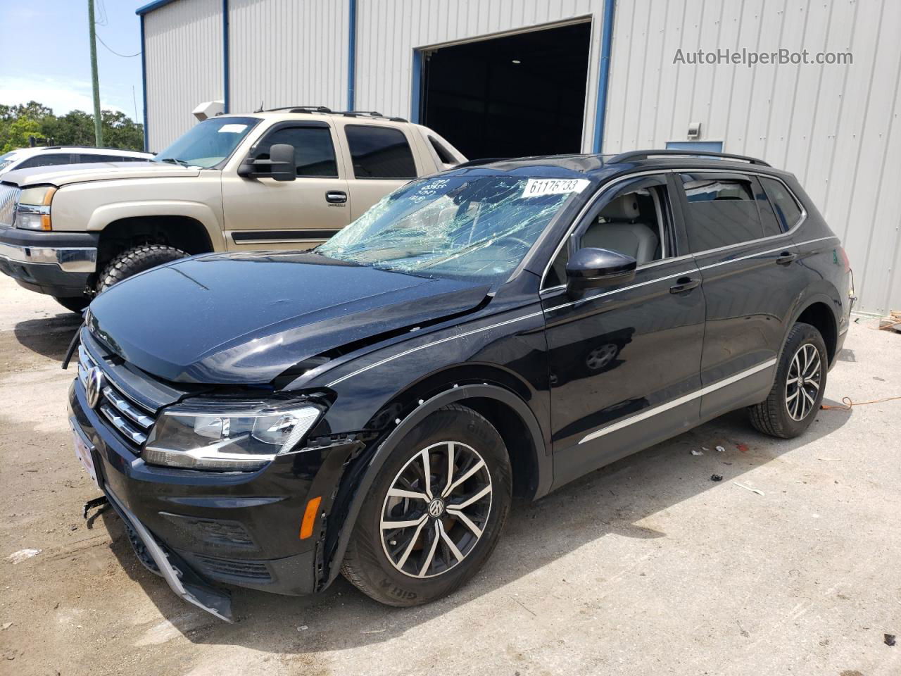 2021 Volkswagen Tiguan Se Black vin: 3VV2B7AXXMM128385