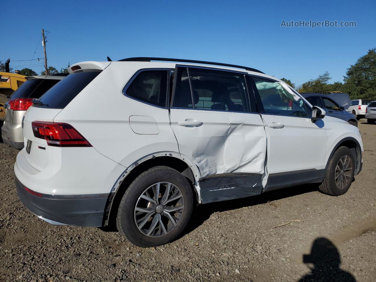 2021 Volkswagen Tiguan Se Белый vin: 3VV2B7AXXMM132808