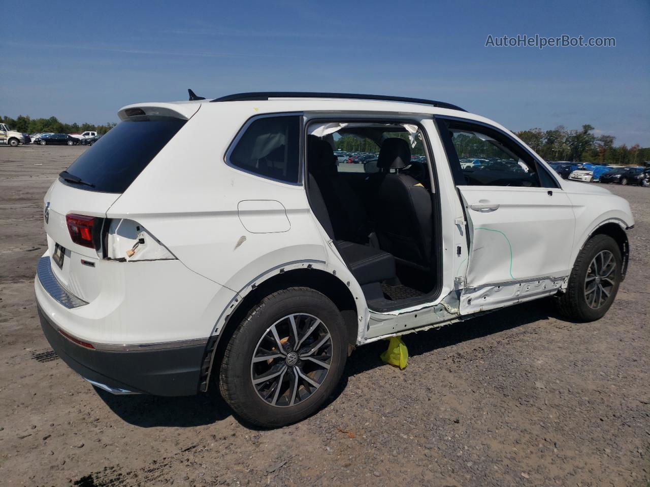 2021 Volkswagen Tiguan Se Белый vin: 3VV2B7AXXMM147020