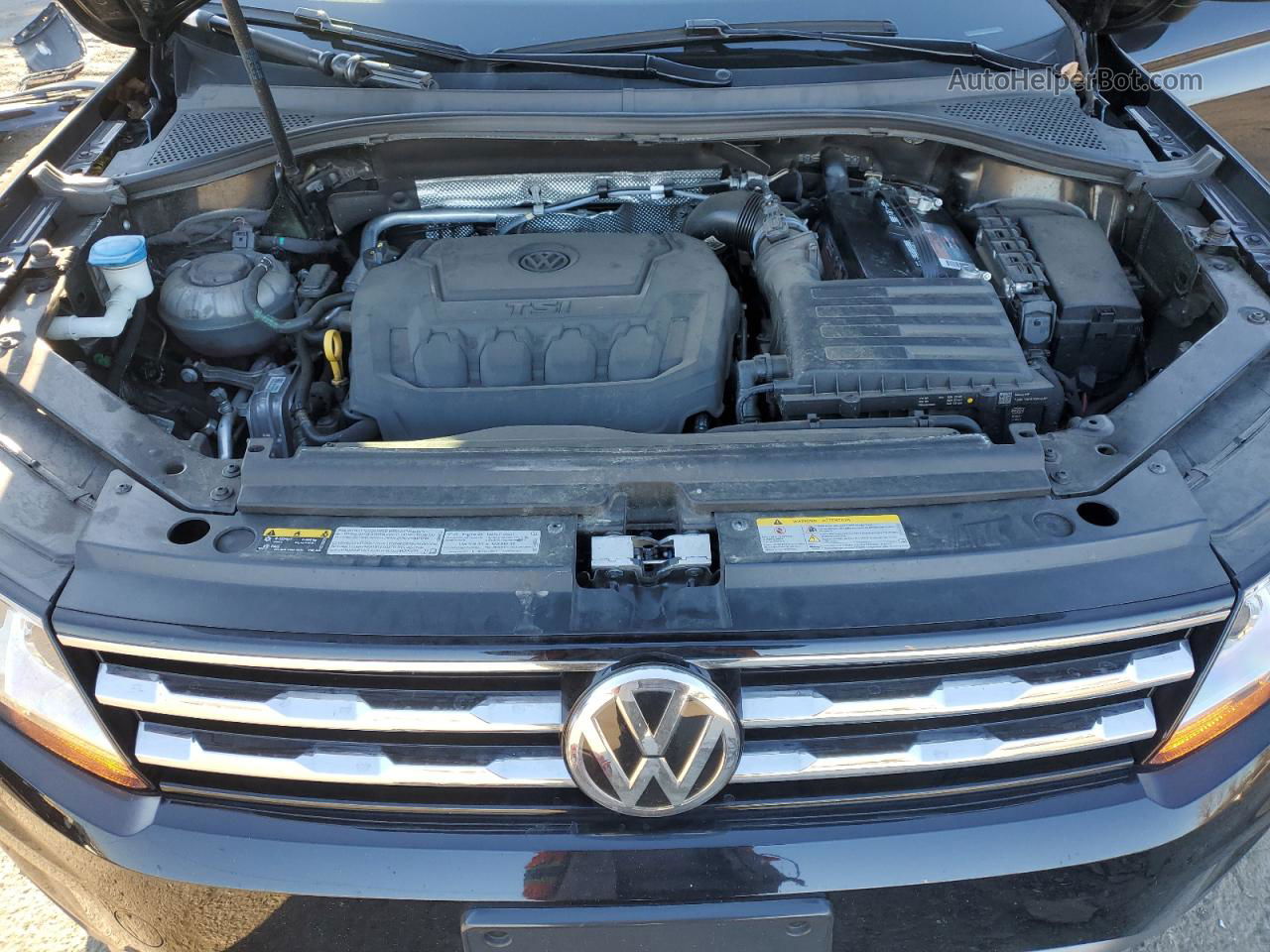 2021 Volkswagen Tiguan Se Черный vin: 3VV2B7AXXMM158499