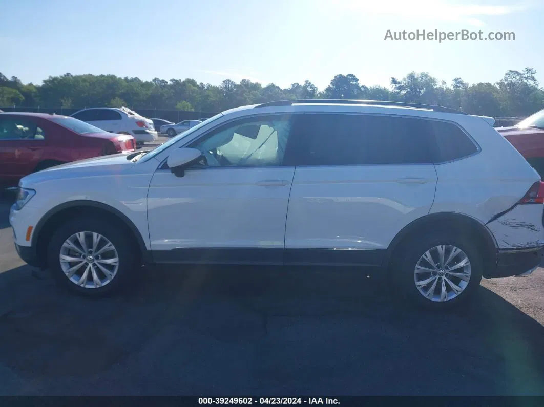 2018 Volkswagen Tiguan 2.0t Se/2.0t Sel White vin: 3VV3B7AX0JM000611