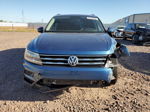 2018 Volkswagen Tiguan Se Blue vin: 3VV3B7AX0JM008496