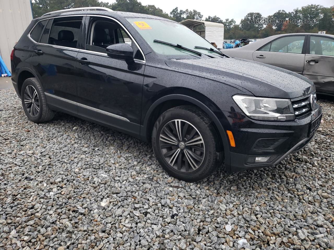 2018 Volkswagen Tiguan Se Черный vin: 3VV3B7AX0JM014105