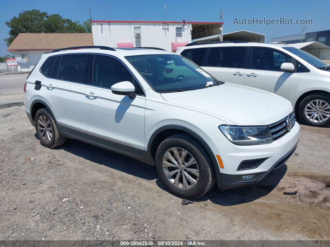 2018 Volkswagen Tiguan 2.0t Se/2.0t Sel White vin: 3VV3B7AX0JM039294