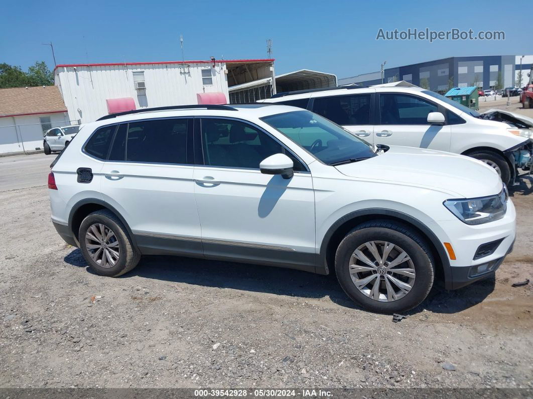 2018 Volkswagen Tiguan 2.0t Se/2.0t Sel White vin: 3VV3B7AX0JM039294