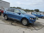 2018 Volkswagen Tiguan Se Синий vin: 3VV3B7AX0JM058153