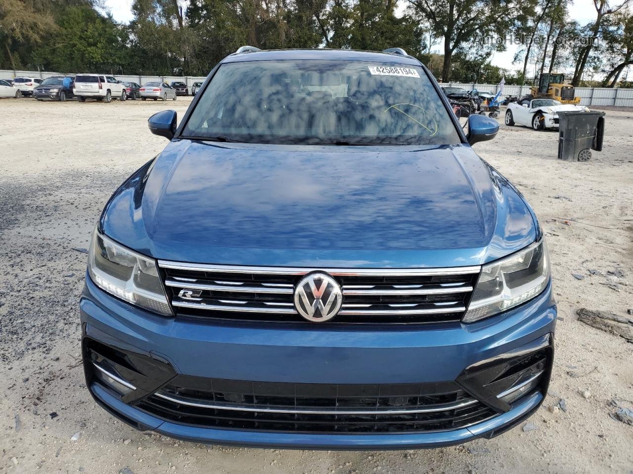 2019 Volkswagen Tiguan Se Blue vin: 3VV3B7AX0KM012520