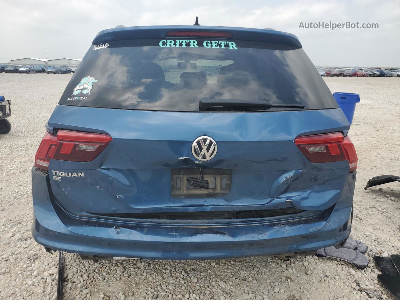 2019 Volkswagen Tiguan Se Blue vin: 3VV3B7AX0KM030550