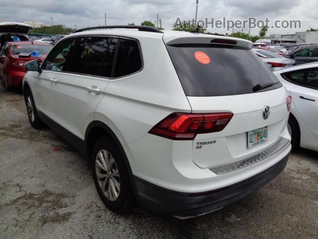 2019 Volkswagen Tiguan Se/sel/sel R-line White vin: 3VV3B7AX0KM061099