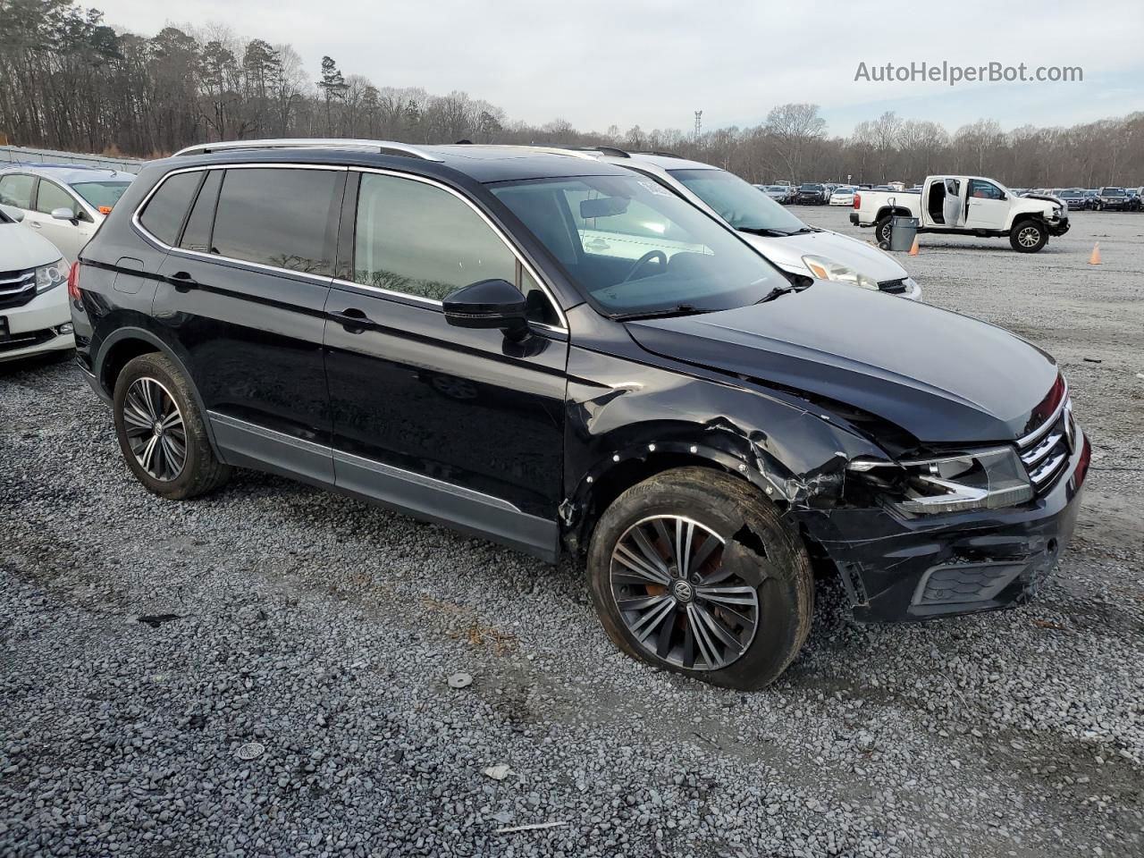 2019 Volkswagen Tiguan Se Black vin: 3VV3B7AX0KM074046